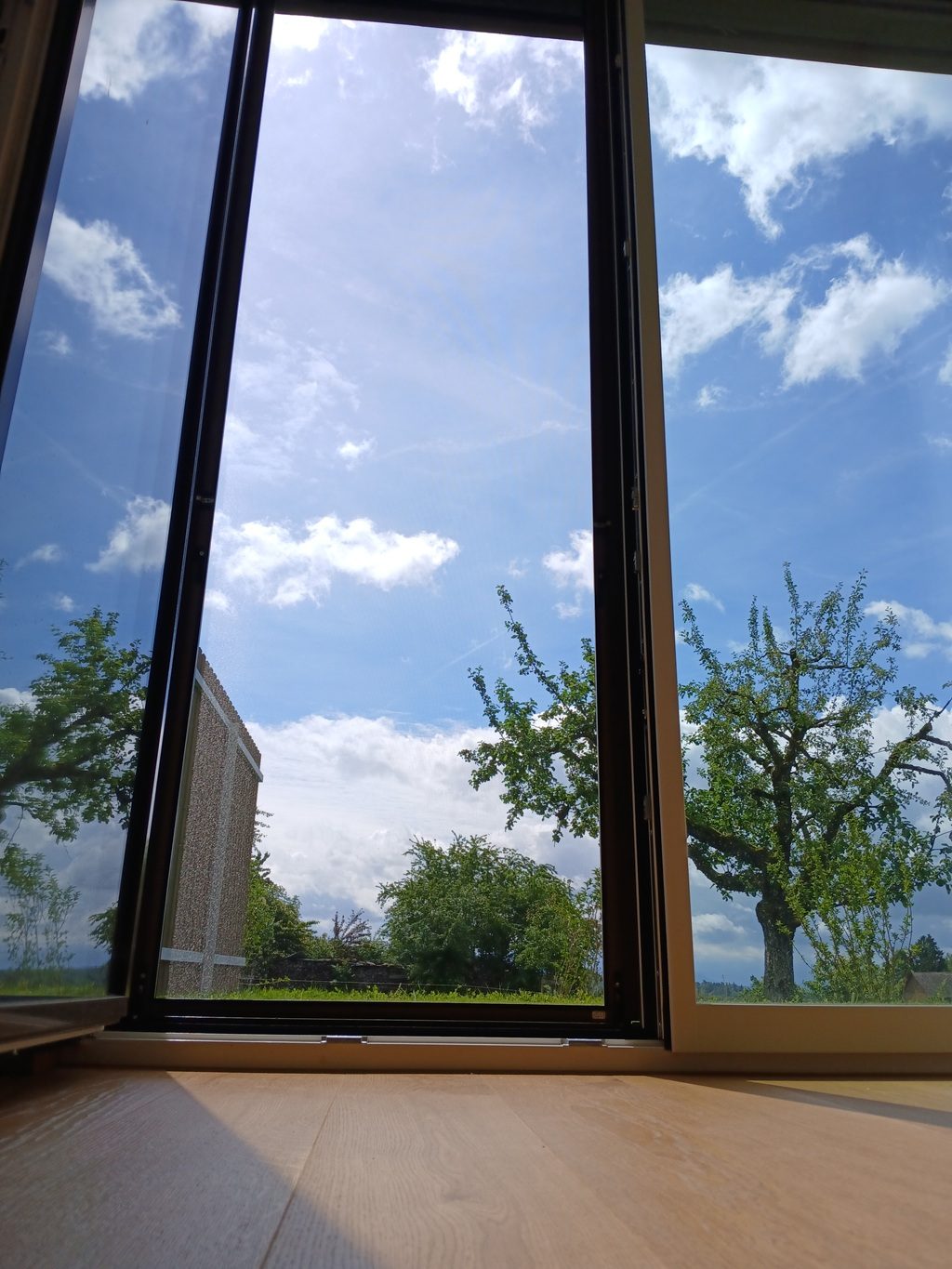 Spannrahmen, Blick ins Grüne